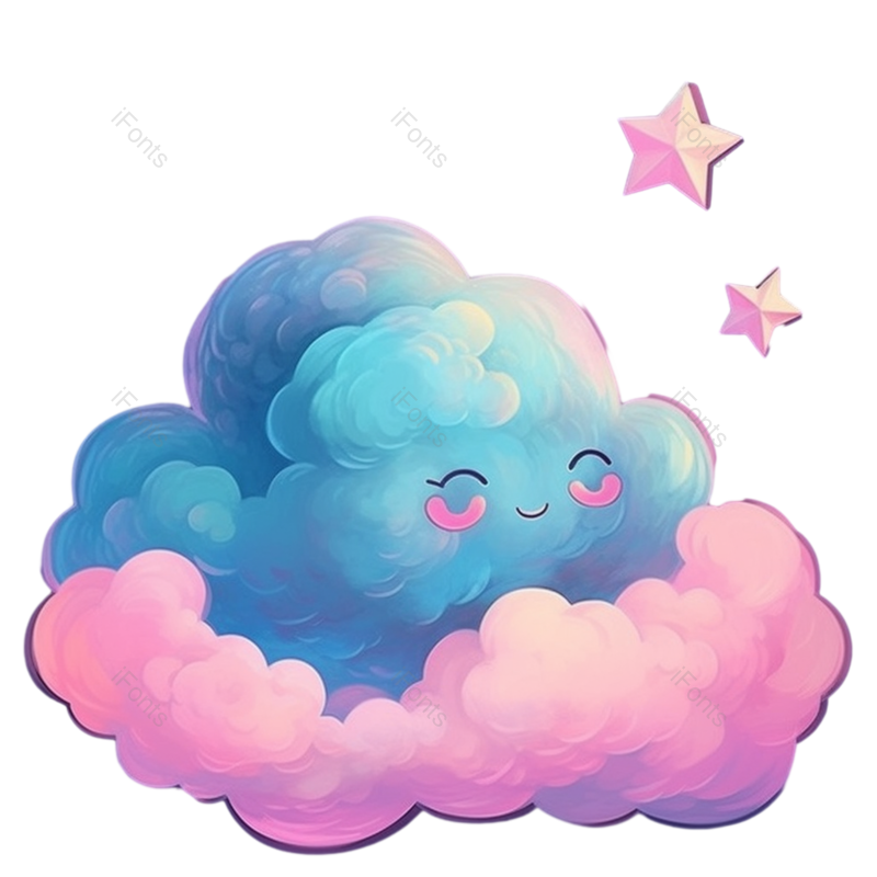 元素图片,卡通元素,天空PNG,可爱星星免抠素材